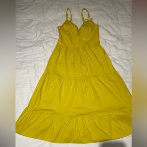 Maggy London Maxi Sunny Yellow Dress 6